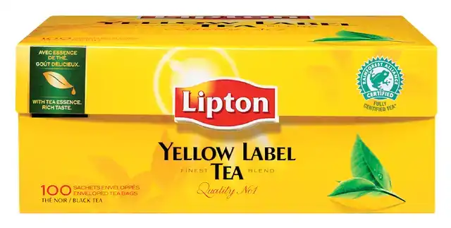 THEE LIPTON YELLOW LABEL MET ENVELOP