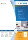 ETIKET HERMA 4664 210X99MM GEPERFOREERD