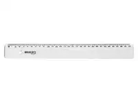 LINIAAL WESTCOTT BASIC KUNSTSTOF 30CM