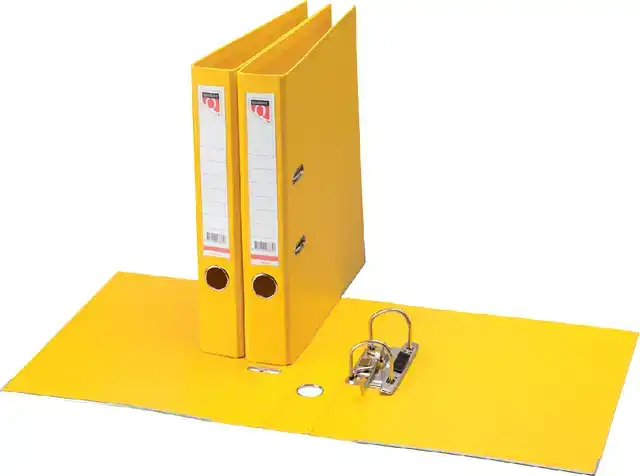 ORDNER QUANTORE A4 50MM PP GEEL
