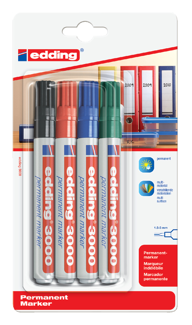 VILTSTIFT EDDING 3000 ROND 1.5-3MM