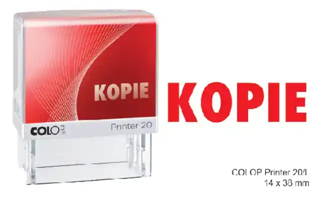 TEKSTSTEMPEL COLOP PRINTER 20L KOPIE