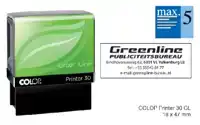 TEKSTSTEMPEL COLOP 30 GREEN PERSO 5R