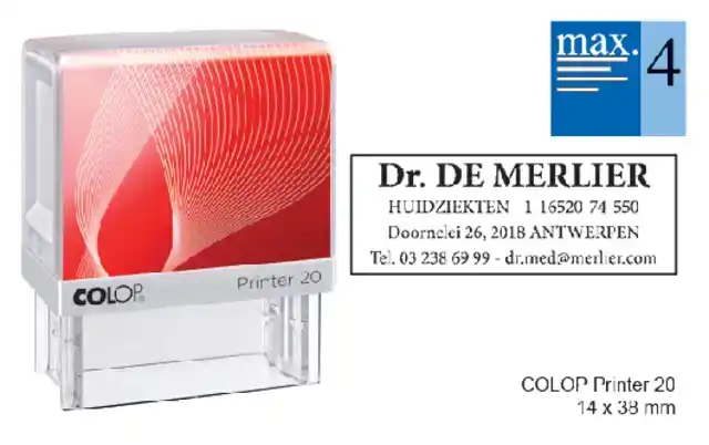 TEKSTSTEMPEL COLOP PRINTER 20