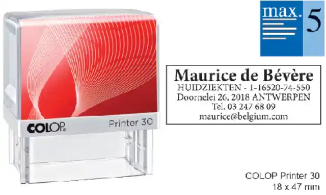 TEKSTSTEMPEL COLOP PRINTER 30