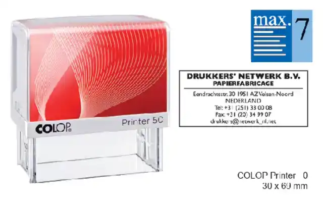 TEKSTSTEMPEL COLOP PRINTER 50