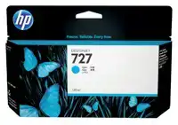 INKTCARTRIDGE HP B3P19A 727 BLAUW