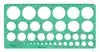 CIRKELSJABLOON LINEX 39CIR GRN