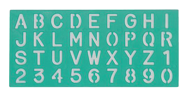 LETTERSJABLOON LINEX 30MM