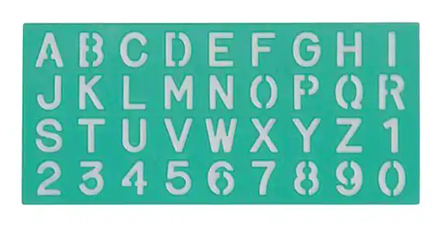 LETTERSJABLOON LINEX 30MM