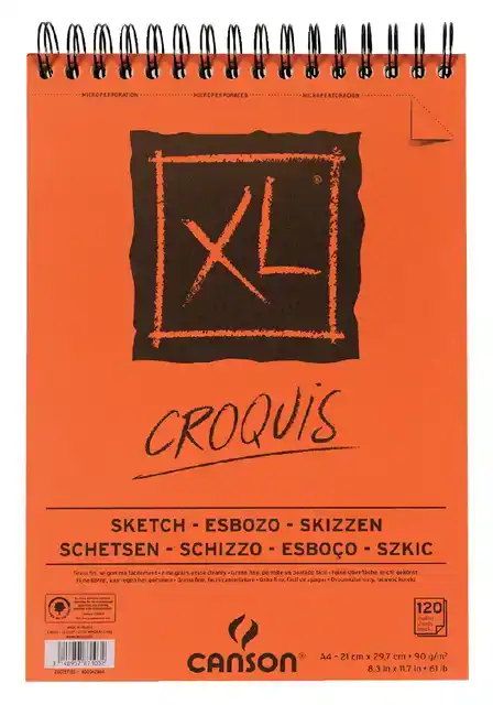 SCHETSPAPIER CANSON XL SKETCH 90GR A4