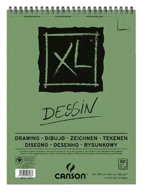 TEKENPAPIER CANSON XL DRAWING 50VEL