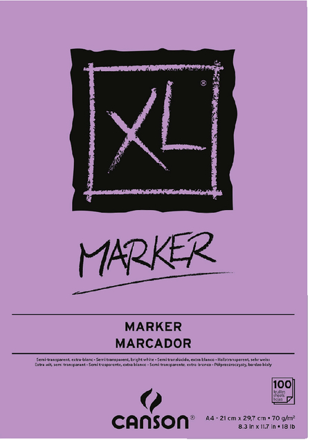 MARKERPAPIER CANSON XL MARKER 70GR A4
