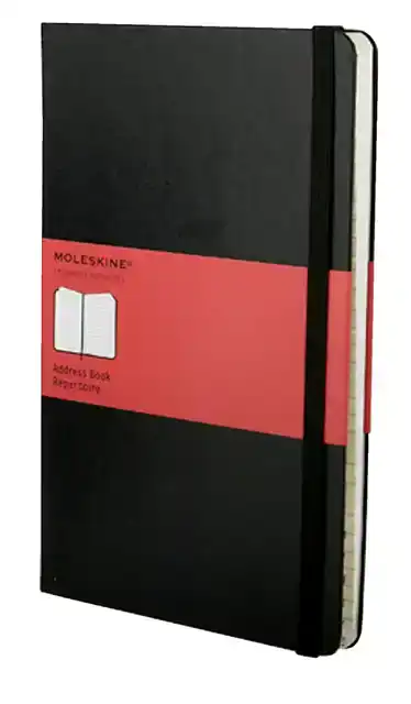 ADRESBOEK MOLESKINE POCKET 90X140MM