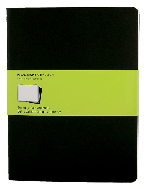 SCHRIFT MOLESKINE 190X250MM BLC 240PAG