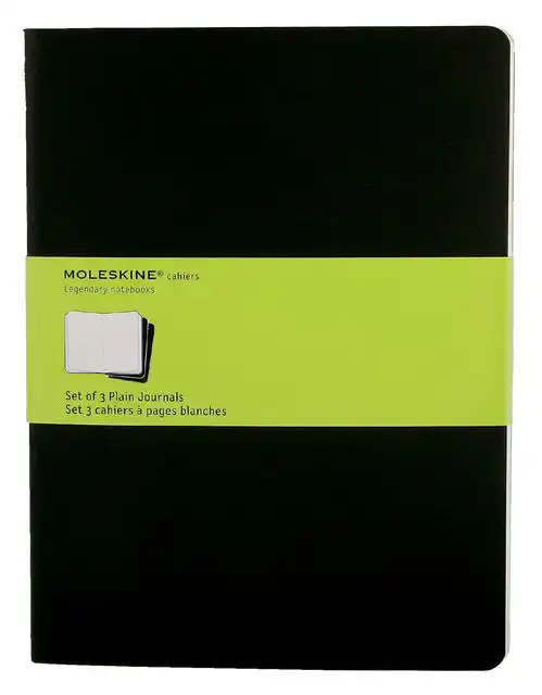 SCHRIFT MOLESKINE 190X250MM BLC 240PAG