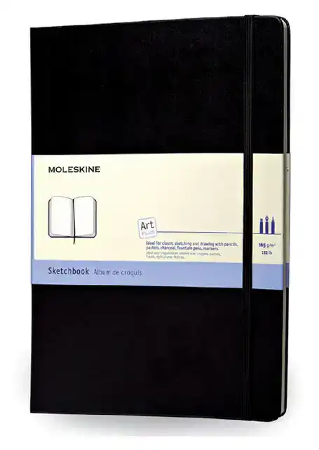 SCHETSBOEK MOLESKINE LARGE 130X210MM