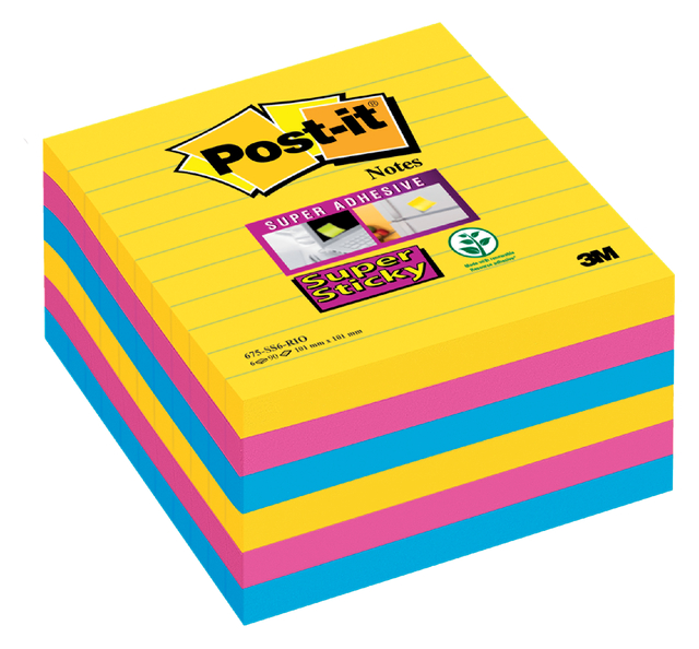 MEMOBLOK POST-IT 675 SUPER STICKY