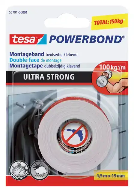 PLAKBAND TESA ULTRA STRONG DUBBELZ