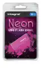USB STICK 2.0 INTEGRAL 16GB NEON ROZE