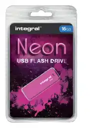 USB STICK 2.0 INTEGRAL 16GB NEON ROZE