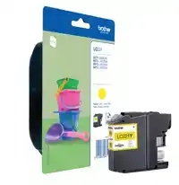 INKTCARTRIDGE BROTHER LC-221Y GEEL