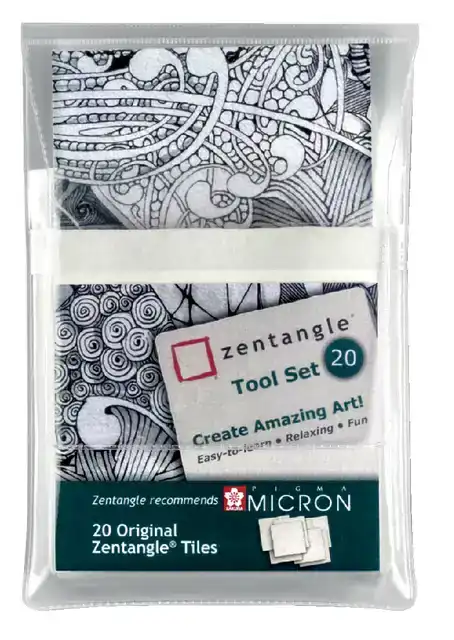 TEKENSET SAKURA ZENTANGLE SET 20