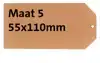 LABEL KARTON NR 5 200GR 55X110MM
