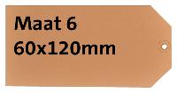 LABEL KARTON NR 6 200GR 60X120MM
