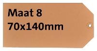 LABEL KARTON NR 8 200GR 70X140MM