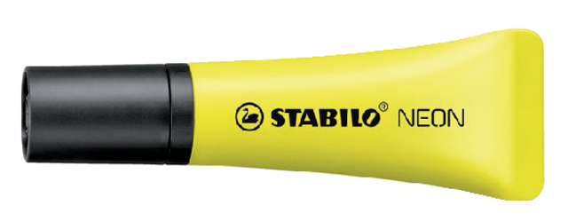 MARKEERSTIFT STABILO 72/24 NEON GEEL