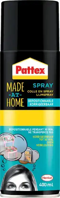 LIJM PATTEX HOBBY SPRAY NON-PERMANENT