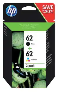 INKTCARTRIDGE HP N9J71AE 62 ZWART +