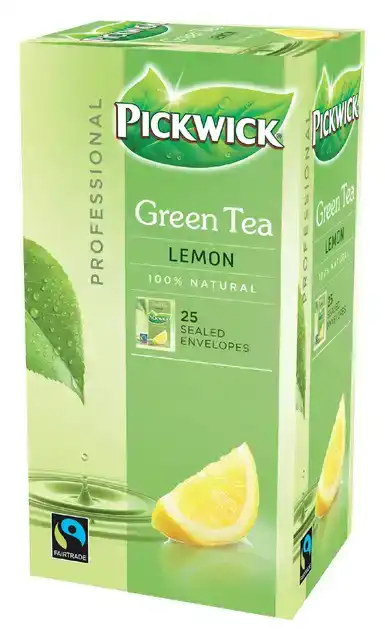 THEE PICKWICK FAIR TRADE GREEN LEMON