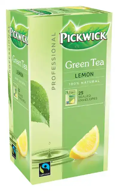 THEE PICKWICK FAIR TRADE GREEN LEMON