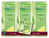 THEE PICKWICK FAIR TRADE GREEN LEMON