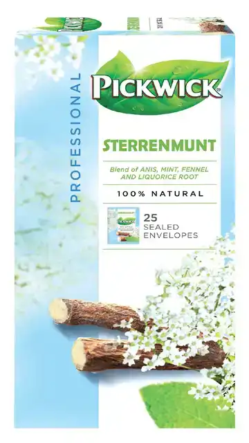 THEE PICKWICK STERRENMUNT 25X2GR MET