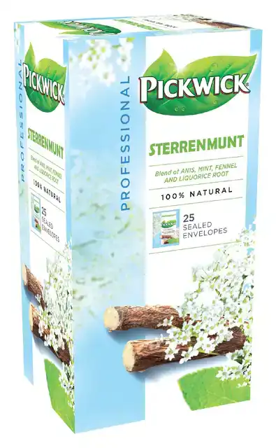 THEE PICKWICK STERRENMUNT 25X2GR MET