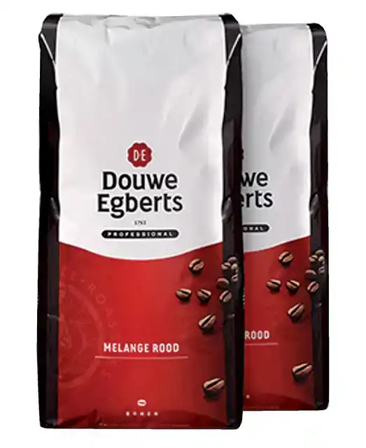 KOFFIE DOUWE EGBERTS BONEN MELANGE ROOD