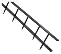 SUREBINDSTRIP 25MM 10PINS ZWART