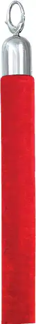 AFZETKOORD SECURIT 150CM ROOD CHROOME