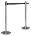 AFZETPAAL SECURIT RVS MET ROLBAND 210CM