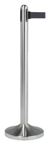 AFZETPAAL SECURIT RVS MET ROLBAND 210CM
