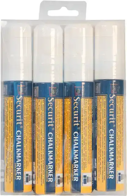 KRIJTSTIFT SECURIT SMA-720 BLOKPUNT CHALKMARKERS/WINDOW STENCILS
