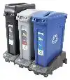 ONDERSTEL RUBBERMAID SLIM JIM ZWART
