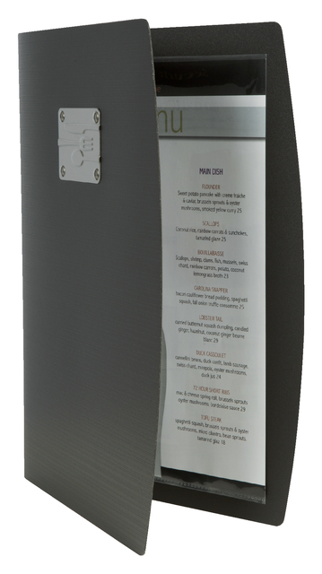 MENUKAART SECURIT RIO A4 1 X 2 TASSEN