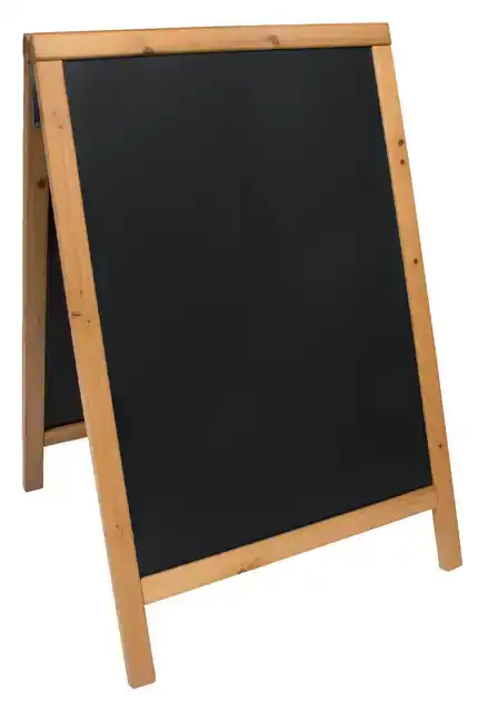 STOEPBORD SECURIT 550X850X30MM TEAK TABLE CHALCKBOARD