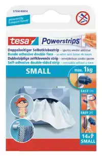 KLEEFSTRIPS TESA POWERSTRIPS SMALL 1KG