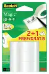 PLAKBAND SCOTCH MAGIC 19MMX15M 2+1