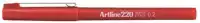 FINELINER ARTLINE 220 ROND SF ROOD